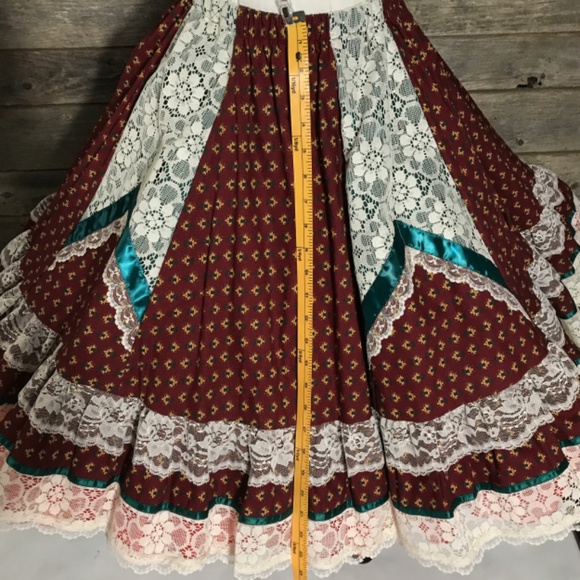 Square Dancing Skirt, Pitchfork Brand, Size L - Picture 4 of 9